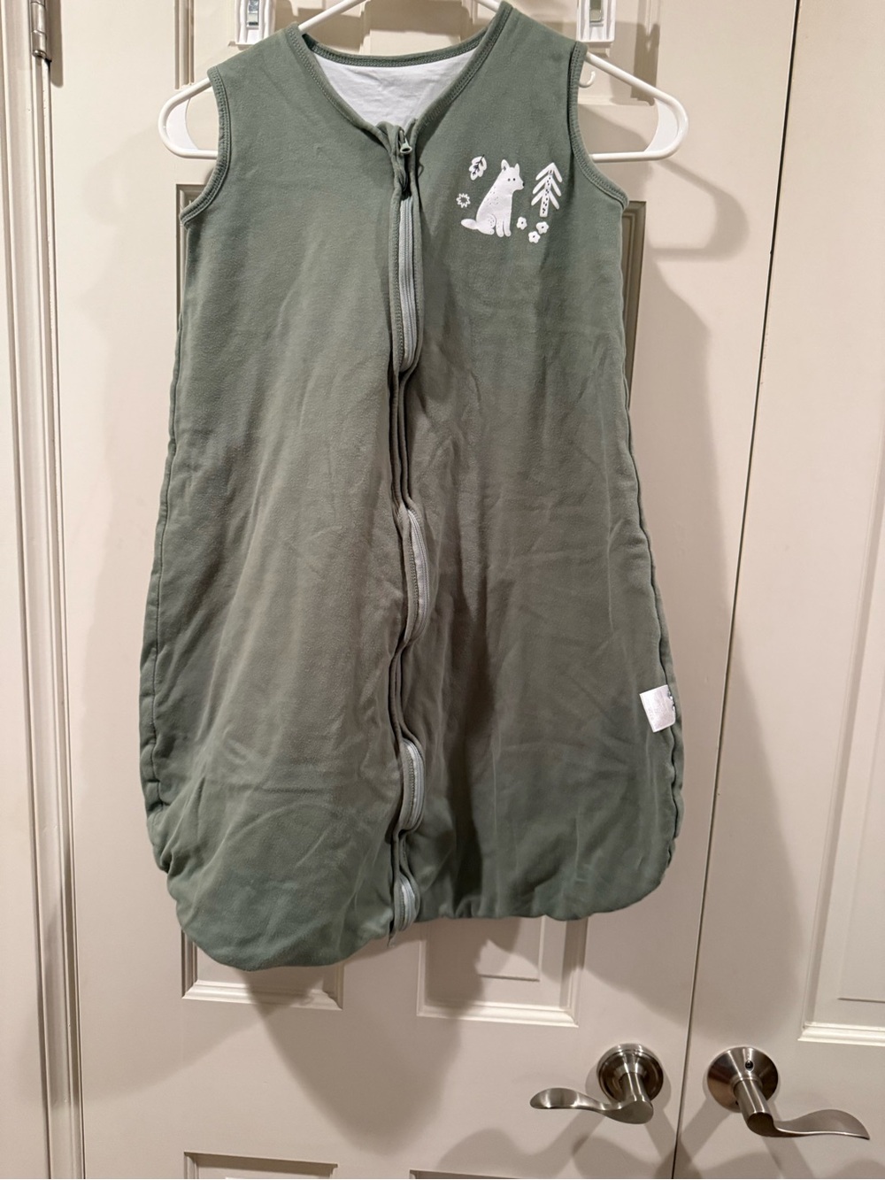 Yoofoss Green Sleep Sack with Fox Design XL 18-24 Months